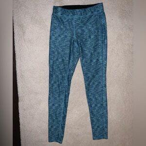 Mossimo Blue Patterned Leggings
